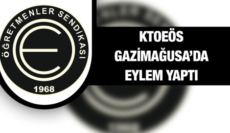 Öğretmenler Gazimağusa’da eylem yaptı: Depreme dayanıksız okullarda tam gün eğitim düşüncesi kabul edilemez  