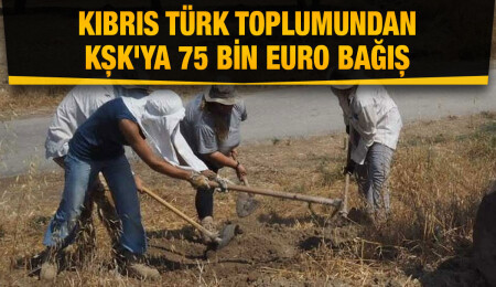 Cumhurbaşkanı Tatar, Kayıp Şahıslar Komitesi'ne 75 bin Euro bağışta bulundu