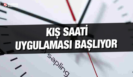 Kış saati uygulaması yarın başlıyor