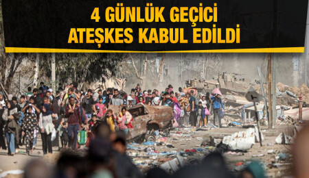 İsrail hükümeti, Hamas ile esir takası anlaşmasını ve geçici ateşkesi kabul etti