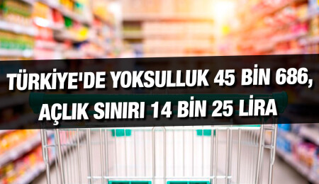 Türkiye’de açlık sınırı 14 bin lirayı aştı