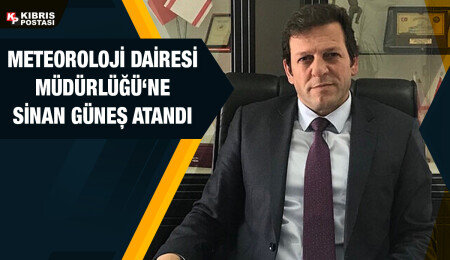 Girne eski Kaymakamı Sinan Güneş, Meteoroloji Dairesi'nin yeni Müdürü oldu