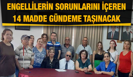 Ülkedeki engellilerin talepleri Dünya Engelliler Dayanışma Günü’nde gündeme getirilecek