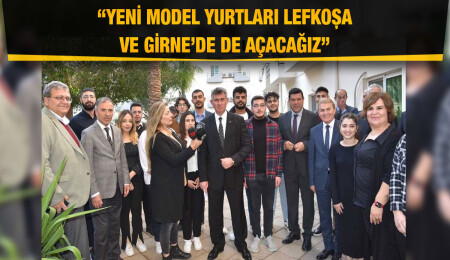 Büyükelçi Metin Feyzioğlu, DAÜ’de hizmete sunulan yeni yurdu ziyaret etti