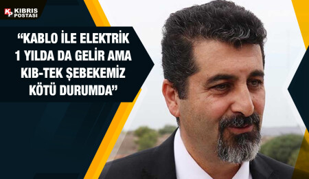 TC-KKTC Enerji Komisyonu Üyesi Murat Fahrioğlu: “Kablo ile elektrik istenirse 1 yılda da gelir”