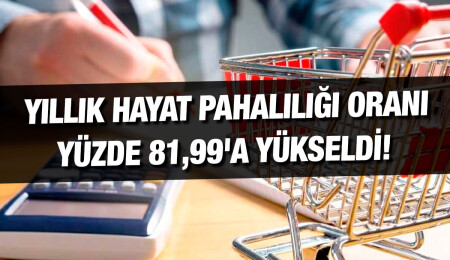 Kasım ayı hayat pahalılığı yüzde 4,42
