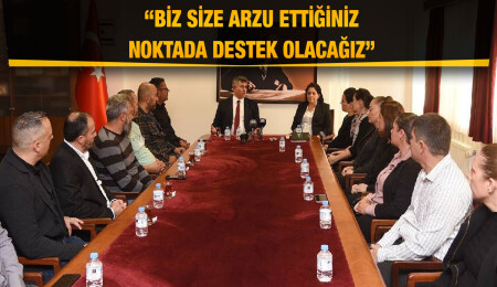 Şampiyon Melekler’in aileleri Türkiye’nin Lefkoşa Büyükelçisi Feyzioğlu’nu ziyaret etti