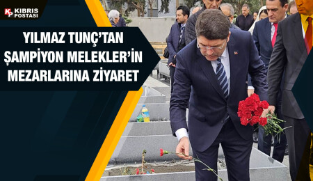 Türkiye Adalet Bakanı Tunç, Şampiyon Melekler’in mezarlarını ziyaret etti