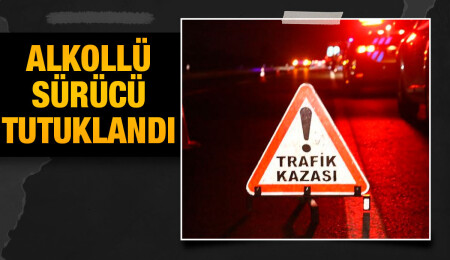 Kırmızı ışıkta duran arabaya arkadan çarpan aracın sürücüsü alkollü çıktı