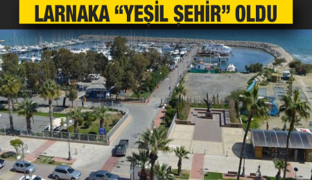 Larnaka, Güney Kıbrıs'ın "2023 Yeşil Şehri" ödülüne layık görüldü