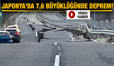 Japonya'da 7,6 büyüklüğünde deprem: Tsunami uyarısı verildi
