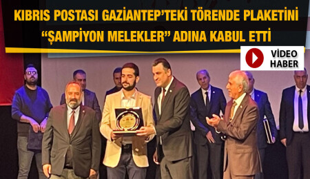 Kıbrıs Postası’na deprem dönemindeki yayınlarından dolayı teşekkür paketi takdim edildi
