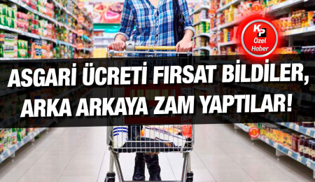 Vatandaş yeni asgari ücreti almadan zamlarla tanıştı