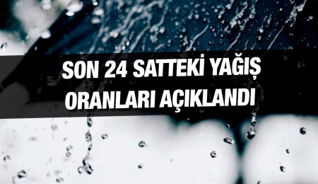 En fazla yağış Mehmetçik'e düştü