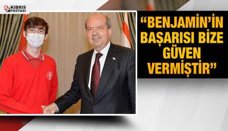 Tatar, Harvard’ı kazanan GTMK öğrencisi Benjamin Walter’i kabul etti