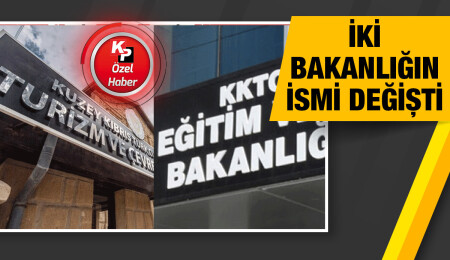Turizm ve Eğitim Bakanlıklarında isim değişikliği