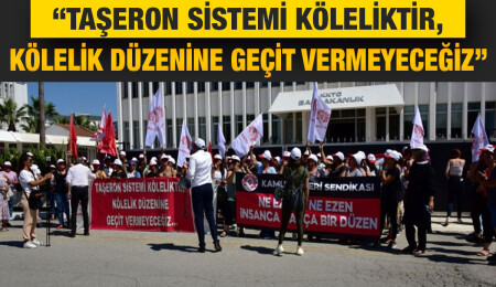 Kamu-İş, Başbakanlık önünde eylem gerçekleştirdi