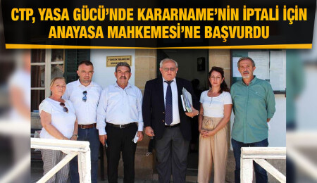 CTP, KIB-TEK’e Yakıt Alımıyla İlgili Yasa Gücünde Kararname’yi Anayasa Mahkemesine taşıdı