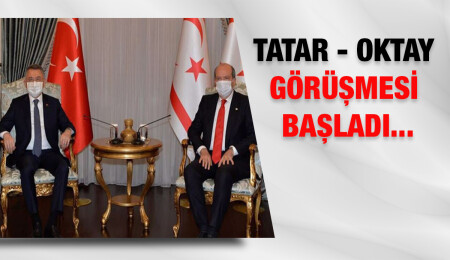 Ersin Tatar, Fuat Oktay'ı kabul etti