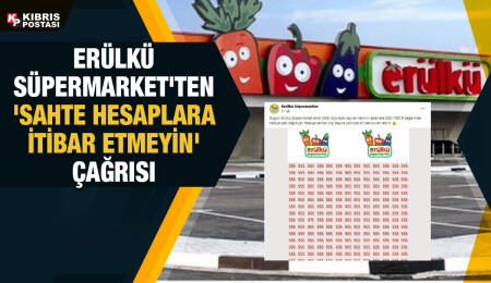 Erülkü Süpermarket adına sahte Facebook hesabı açıldı