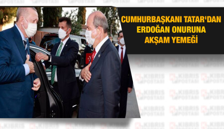 Erdoğan onuruna akşam yemeği