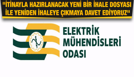 Elektrik Mühendisleri Odası: Güngör’le ilgili ihale iptali edilmeli…