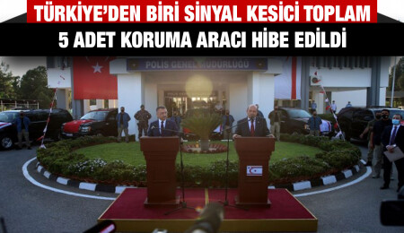 Türkiye’den KKTC'ye güvenlik teçhizatları hibe edildi