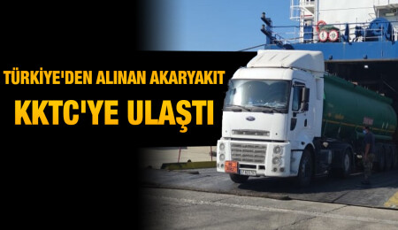 Türkiye’den alınan yakıt bugün KKTC'ye ulaştı...