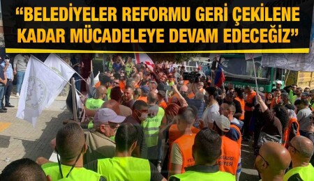 Belediyelerin Meclis önündeki eylemi devam ediyor...
