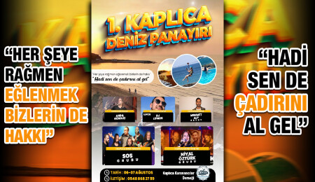 1’inci Kaplıca Deniz Panayırı 6-7 Ağustos'ta sizleri bekliyor...