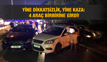 Lefkoşa – Gazimağusa anayolunda zincirleme kaza