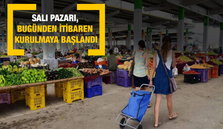 Lefkoşa'nın ilk Salı Pazarı, ‘Merkez Lefkoşa’da kuruldu