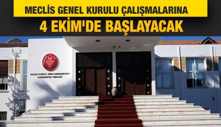 Meclis 1 Ekim’de toplanıyor... Genel Kurul çalışmaları 4 Ekim’de başlayacak