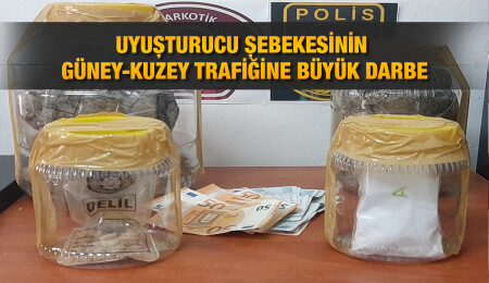 Güney - Kuzey uyuşturucu trafiğine Narkotikten darbe niteliğinde operasyon