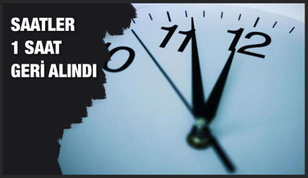 Kış saati uygulaması başladı…