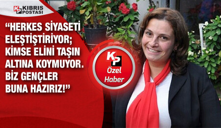 Kıbrıs Postası’na konuşan DP İskele adayı Çağla Eroğlu: “Gençleri bölgemizde tutabilmek için adayım”