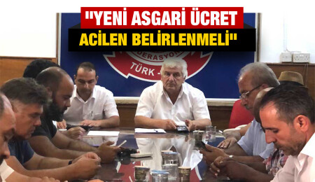 Türk-Sen: “Yeni asgari ücret acilen günün koşullarına uygun olarak belirlenmeli”