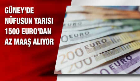 Güney Kıbrıs’taki çalışanların yarısı 1500 Euro’dan az maaş alıyor