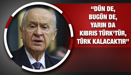 Devlet Bahçeli: Kıbrıs'ta iki ayrı devlet varlığı artık herkesçe kabul edilmelidir
