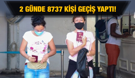 Sınır kapılarında yoğun mesai