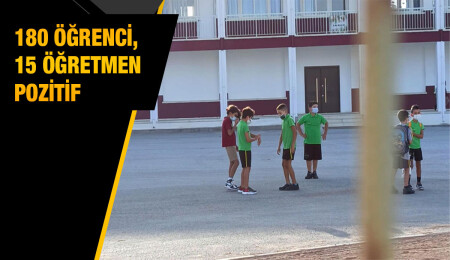 Okullarda son durum: 180 öğrenci pozitif, 538 temaslı