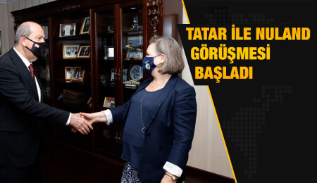 Cumhurbaşkanı Tatar, ABD Dışişleri Bakanlığı Müsteşarı Nuland’ı kabul etti