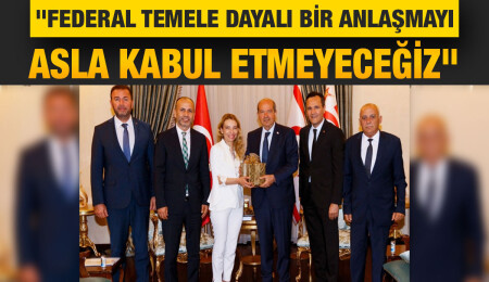 Cumhurbaşkanı Ersin Tatar, Sabah gazetesi yetkililerini kabul etti