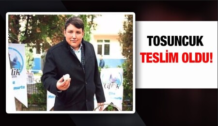 'Tosuncuk' lakaplı Mehmet Aydın teslim oldu
