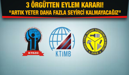 KTİMB, KTİTB ve KTEZO eylem kararı aldı: "Bıçak kemiğe dayandı"