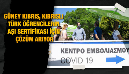 150 Kıbrıslı Türk öğrenci Güney’de aşı oldu