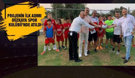 “Futbolda Bağımlılıklarla Mücadelede El Ele Projesi” başladı