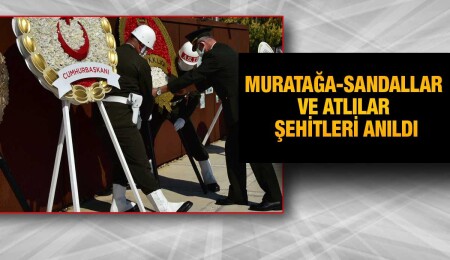 Şehitler anıldı