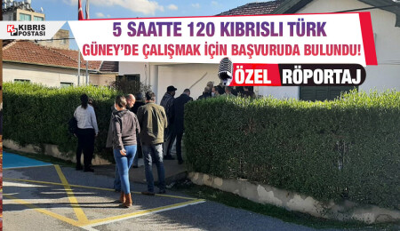 TÜRKSEN önünde “Güney’de iş imkânı” kuyruğu: Birçoğu genç ve üniversite mezunu…