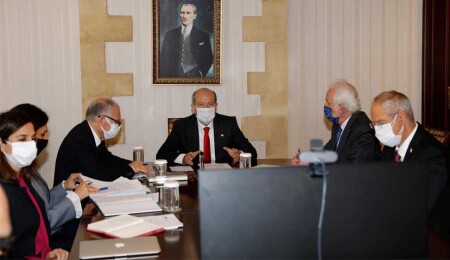 Ersin Tatar, Avrupa Komisyonu’nda Yapısal Reform Destekten Sorumlu Genel Direktör Mario Nava ile görüştü